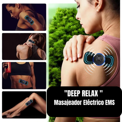 "DEEP RELAX " Masajeador Eléctrico EMS