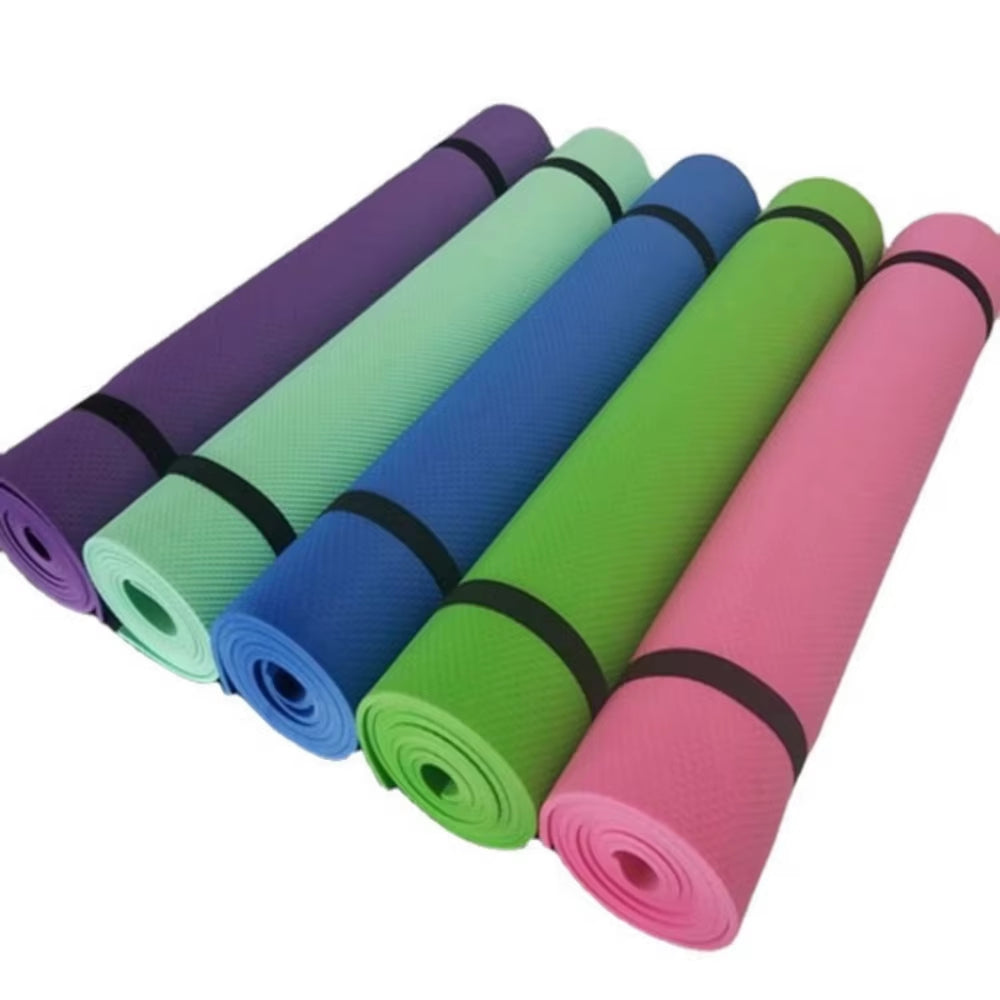 Yoga Mat Anti-Skid Sports Fitness Mat 3MM-6MM Thick EVA Comfort Foam Yoga Matt for Exercise Yoga and Pilates Gymnastics Mat